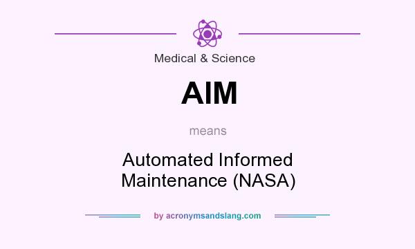 What does AIM mean? It stands for Automated Informed Maintenance (NASA)