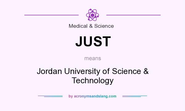 What does JUST mean? It stands for Jordan University of Science & Technology