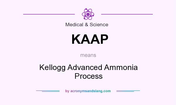 What does KAAP mean? It stands for Kellogg Advanced Ammonia Process