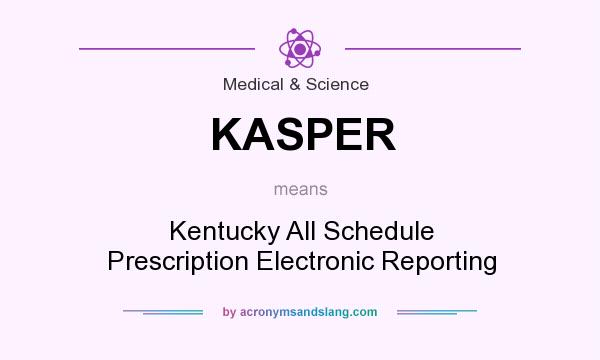 What does KASPER mean? It stands for Kentucky All Schedule Prescription Electronic Reporting