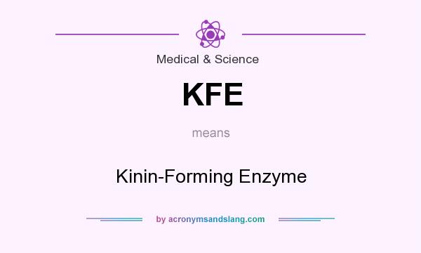 What does KFE mean? It stands for Kinin-Forming Enzyme