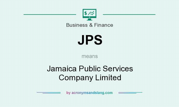 What does JPS mean? It stands for Jamaica Public Services Company Limited