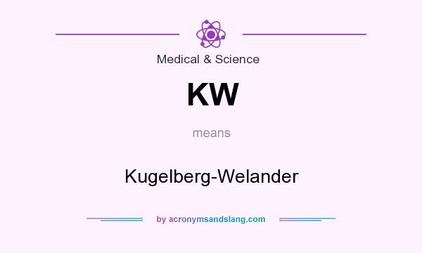 What does KW mean? It stands for Kugelberg-Welander