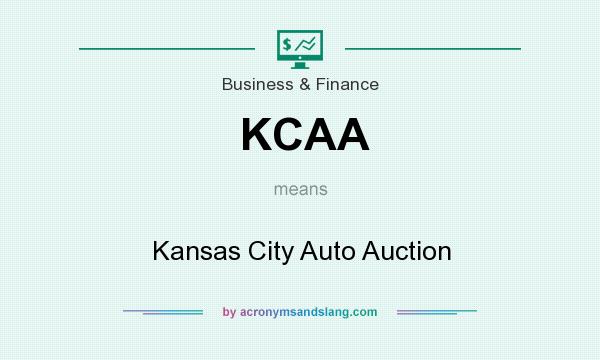 What does KCAA mean? It stands for Kansas City Auto Auction