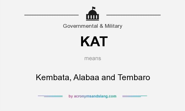 What does KAT mean? It stands for Kembata, Alabaa and Tembaro