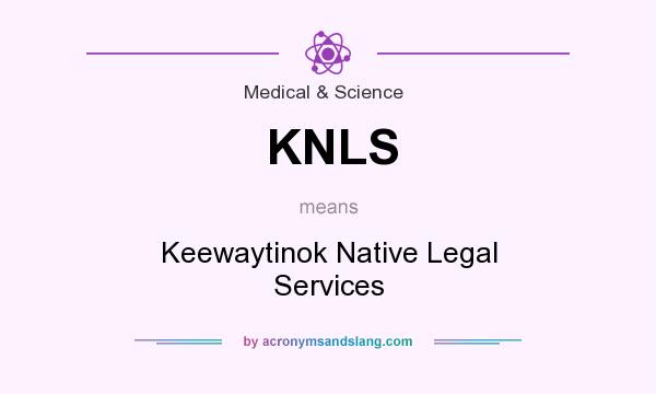What does KNLS mean? It stands for Keewaytinok Native Legal Services