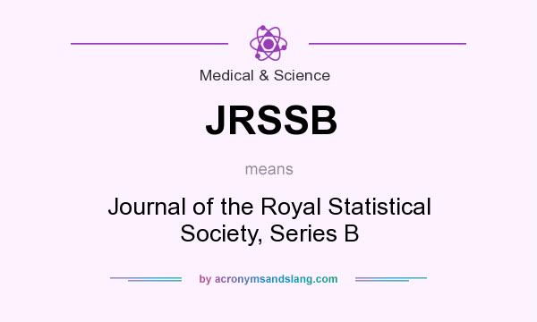 What does JRSSB mean? It stands for Journal of the Royal Statistical Society, Series B