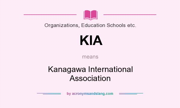 What does KIA mean? It stands for Kanagawa International Association