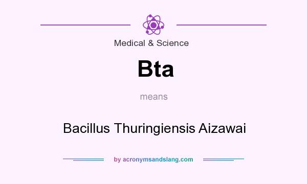 What does Bta mean? It stands for Bacillus Thuringiensis Aizawai