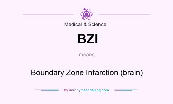 What does BZI mean? It stands for Boundary Zone Infarction (brain)