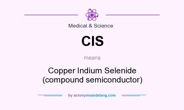 What does CIS mean? It stands for Copper Indium Selenide (compound semiconductor)