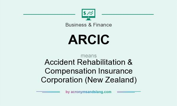 What does ARCIC mean? It stands for Accident Rehabilitation & Compensation Insurance Corporation (New Zealand)