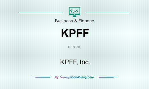 What does KPFF mean? It stands for KPFF, Inc.