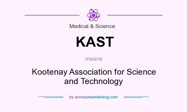 What does KAST mean? It stands for Kootenay Association for Science and Technology
