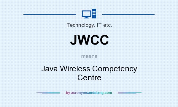 What does JWCC mean? It stands for Java Wireless Competency Centre