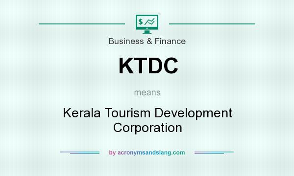 What does KTDC mean? It stands for Kerala Tourism Development Corporation