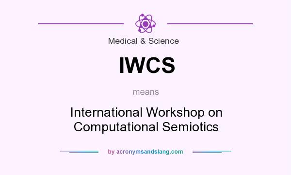 What does IWCS mean? It stands for International Workshop on Computational Semiotics