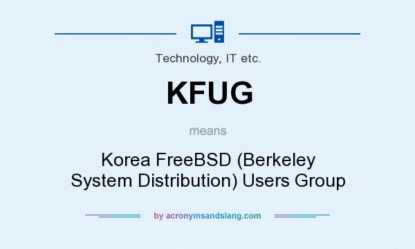 What does KFUG mean? It stands for Korea FreeBSD (Berkeley System Distribution) Users Group