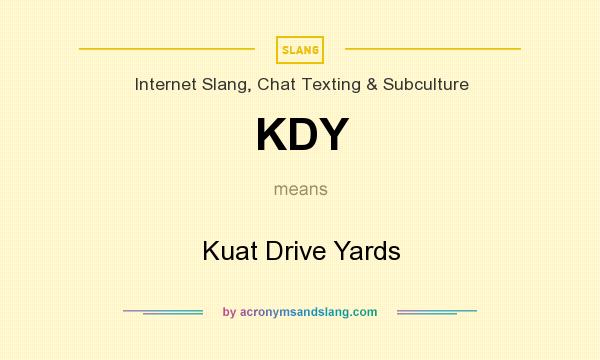 What does KDY mean? It stands for Kuat Drive Yards