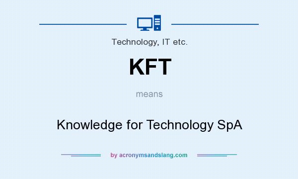 What does KFT mean? It stands for Knowledge for Technology SpA