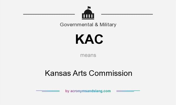 What does KAC mean? It stands for Kansas Arts Commission