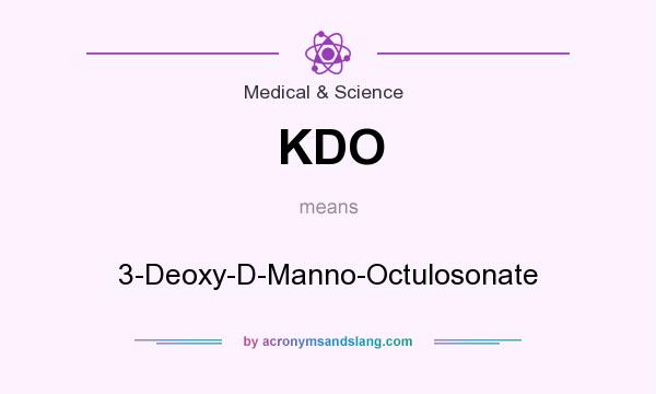 What does KDO mean? It stands for 3-Deoxy-D-Manno-Octulosonate