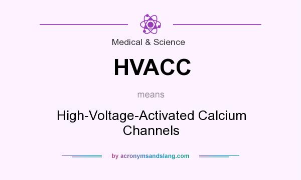 What does HVACC mean? It stands for High-Voltage-Activated Calcium Channels
