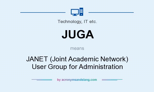 What does JUGA mean? It stands for JANET (Joint Academic Network) User Group for Administration