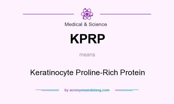 What does KPRP mean? It stands for Keratinocyte Proline-Rich Protein