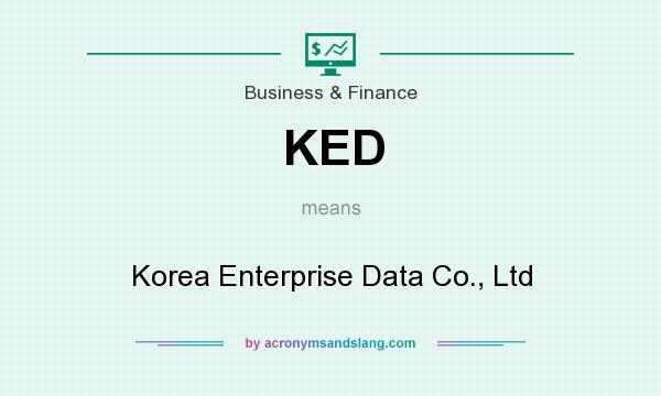 What does KED mean? It stands for Korea Enterprise Data Co., Ltd