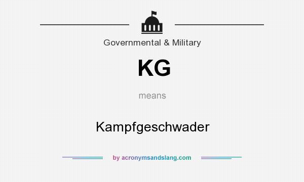 What does KG mean? It stands for Kampfgeschwader