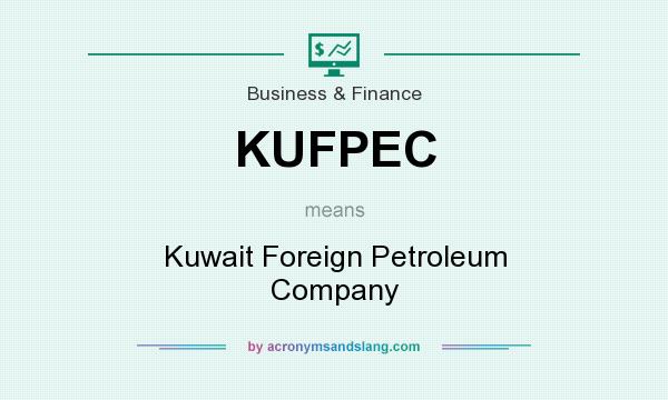 What does KUFPEC mean? It stands for Kuwait Foreign Petroleum Company