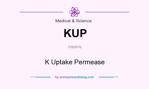 What does KUP mean? It stands for K Uptake Permease