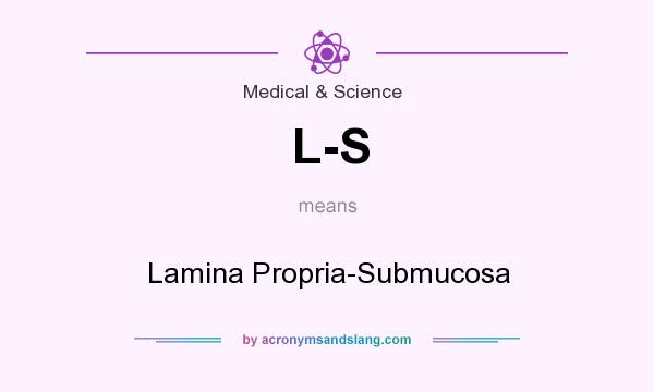 What does L-S mean? It stands for Lamina Propria-Submucosa