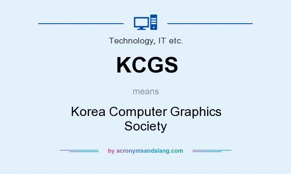 What does KCGS mean? It stands for Korea Computer Graphics Society