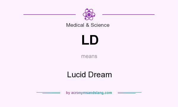 What does LD mean? It stands for Lucid Dream