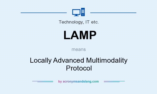 What does LAMP mean? It stands for Locally Advanced Multimodality Protocol