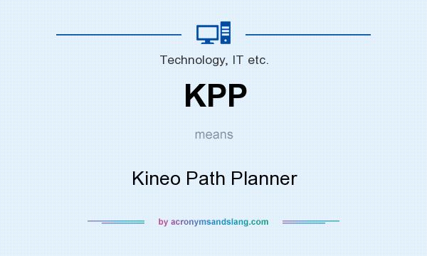 What does KPP mean? It stands for Kineo Path Planner
