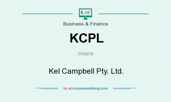 What does KCPL mean? It stands for Kel Campbell Pty. Ltd.
