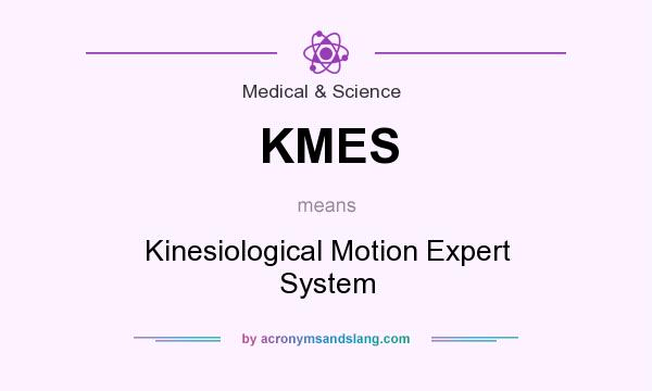 What does KMES mean? It stands for Kinesiological Motion Expert System