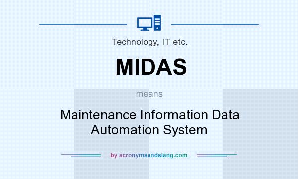 What does MIDAS mean? It stands for Maintenance Information Data Automation System