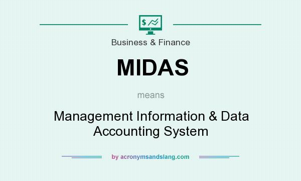 What does MIDAS mean? It stands for Management Information & Data Accounting System