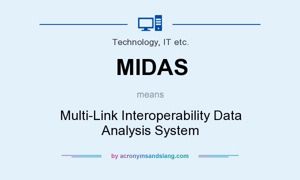 What does MIDAS mean? It stands for Multi-Link Interoperability Data Analysis System