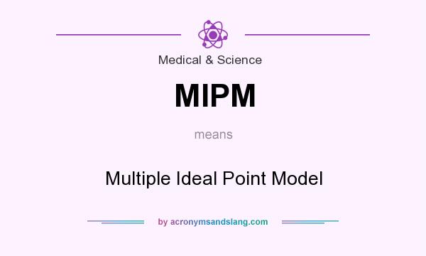 What does MIPM mean? It stands for Multiple Ideal Point Model