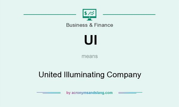 What does UI mean? It stands for United Illuminating Company