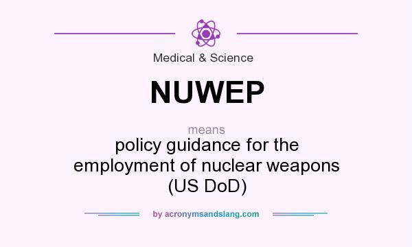 What does NUWEP mean? It stands for policy guidance for the employment of nuclear weapons (US DoD)