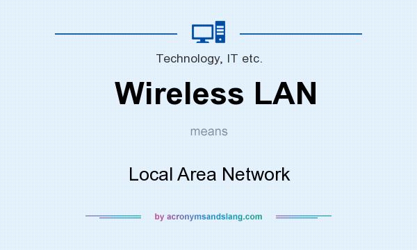 What does Wireless LAN mean? It stands for Local Area Network