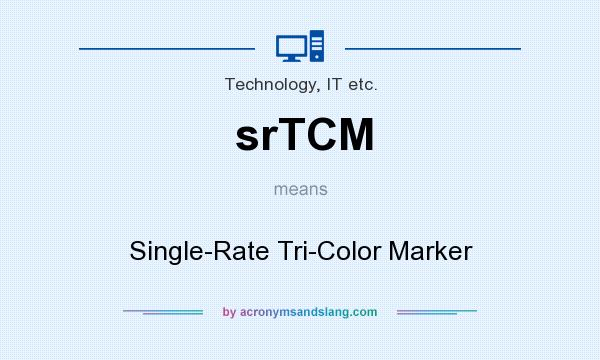 What does srTCM mean? It stands for Single-Rate Tri-Color Marker