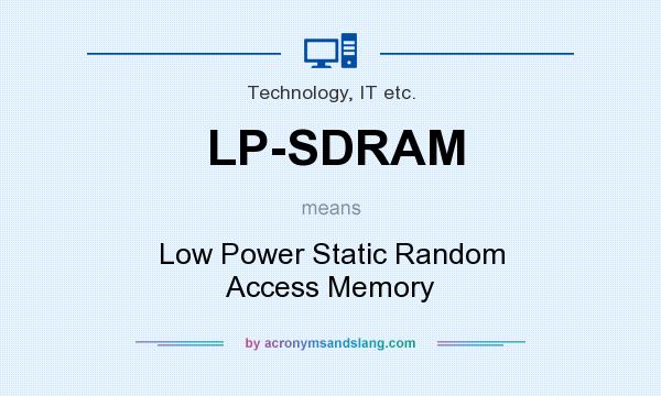 What does LP-SDRAM mean? It stands for Low Power Static Random Access Memory