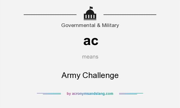 What does ac mean? It stands for Army Challenge